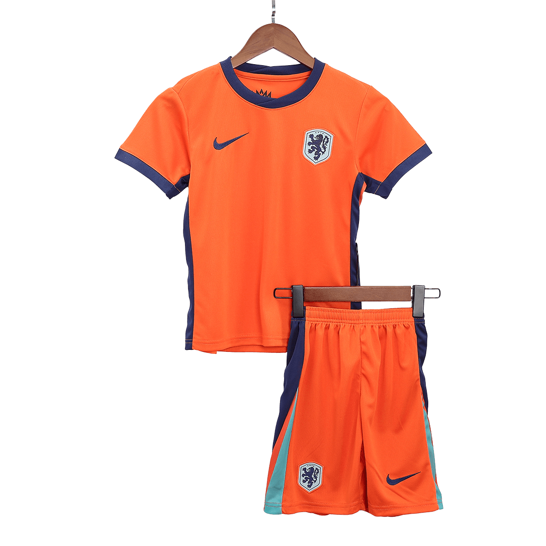 Netherlands Home Jersey Kit EURO Kids(Jersey+Shorts+Socks) - gojersey