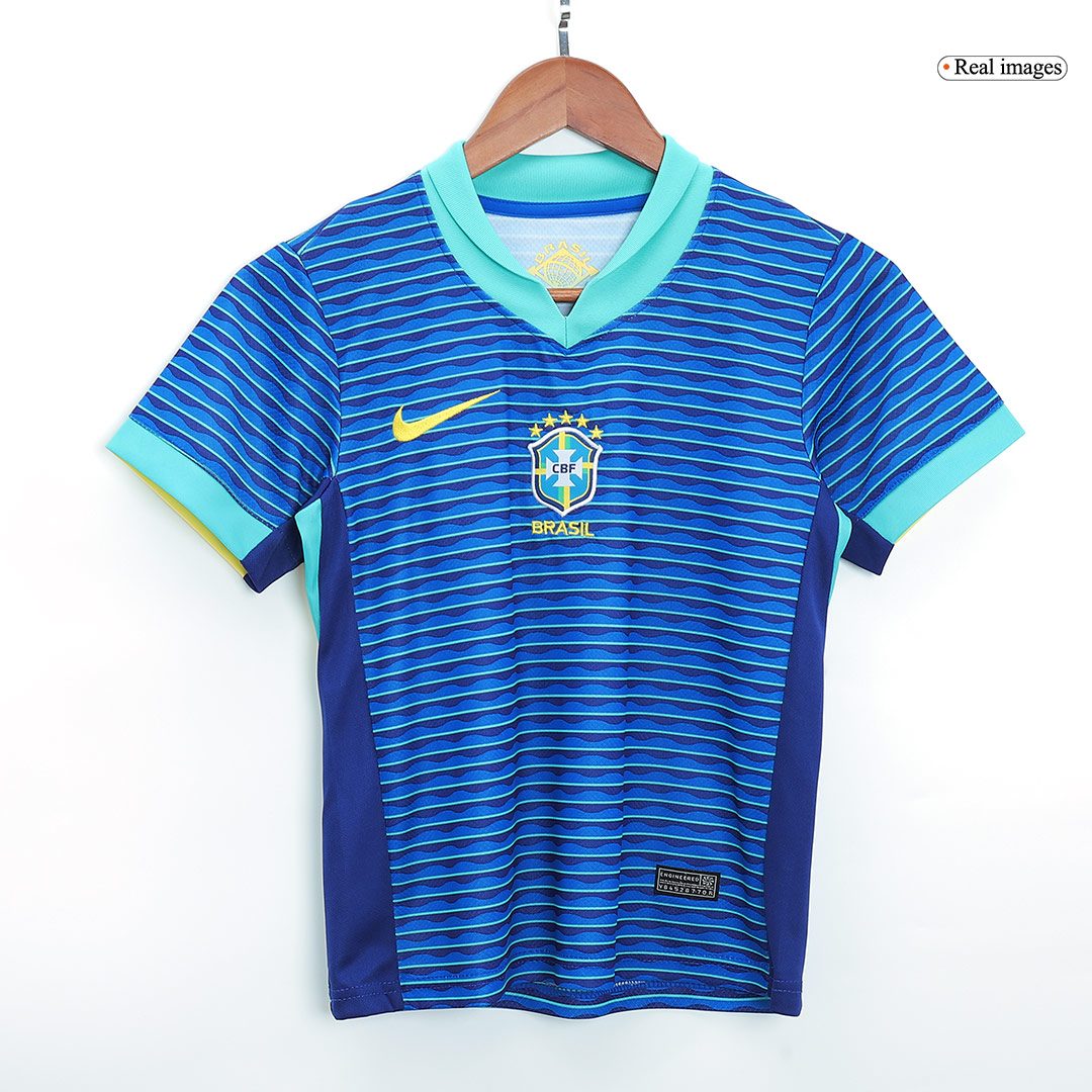 Brazil Away Jersey Kit Copa America Kids(Jersey+Shorts+Socks) - gojersey