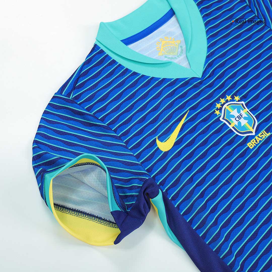 Brazil Away Jersey Kit Copa America Kids(Jersey+Shorts+Socks) - gojersey