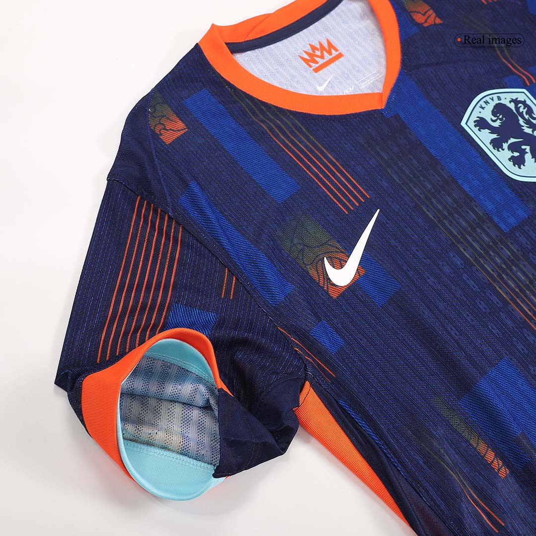 Netherlands Away Jersey Authentic EURO - gojersey