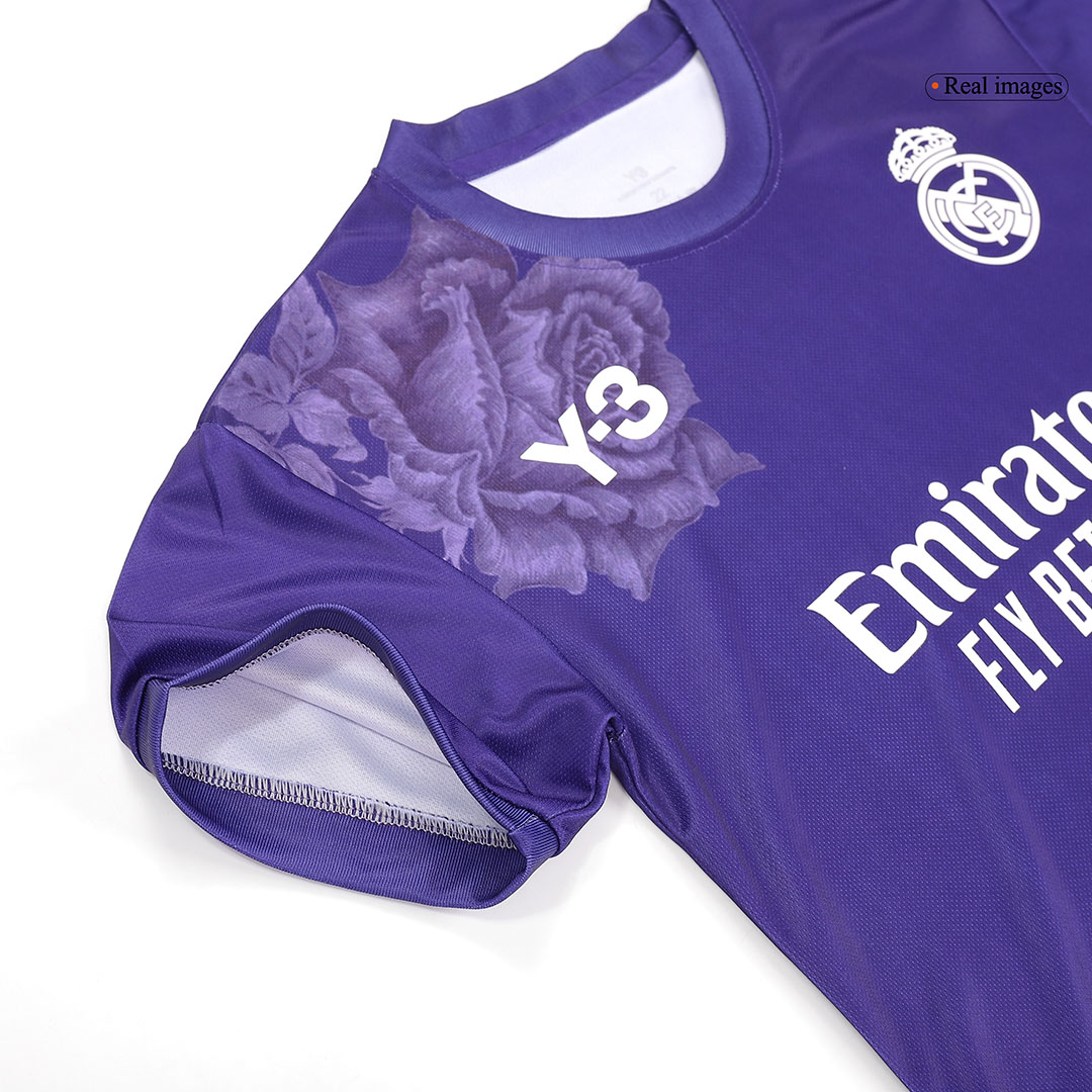 Real Madrid Fourth Away Jersey Kit 2023/24 Kids(Jersey+Shorts) - gojersey