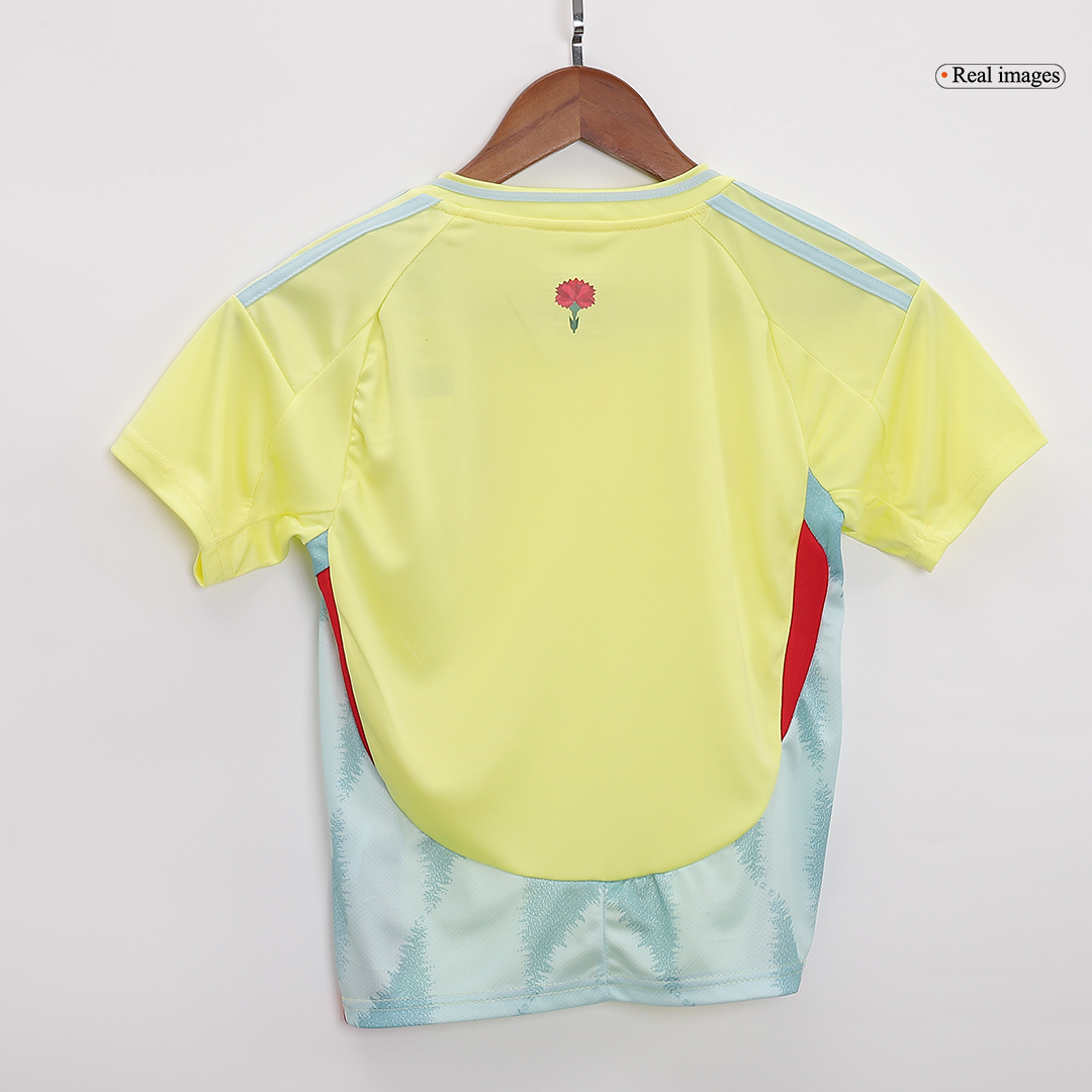 Spain Away Jersey Kit EURO Kids(Jersey+Shorts+Socks) - gojersey