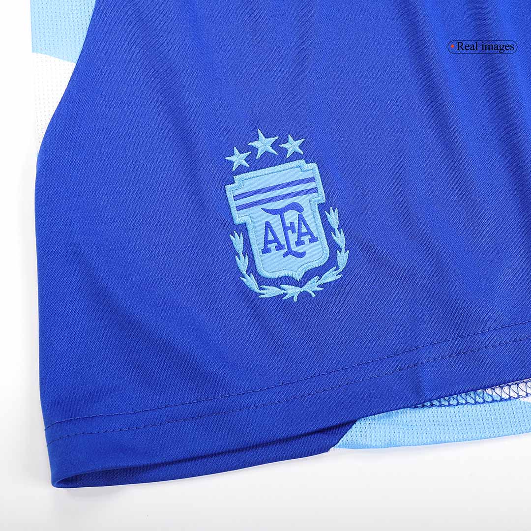 Argentina Away Soccer Shorts - gojersey