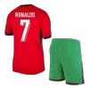 Portugal RONALDO #7 Home Jersey Kit EURO 2024 (Jersey+Shorts) - gojersey
