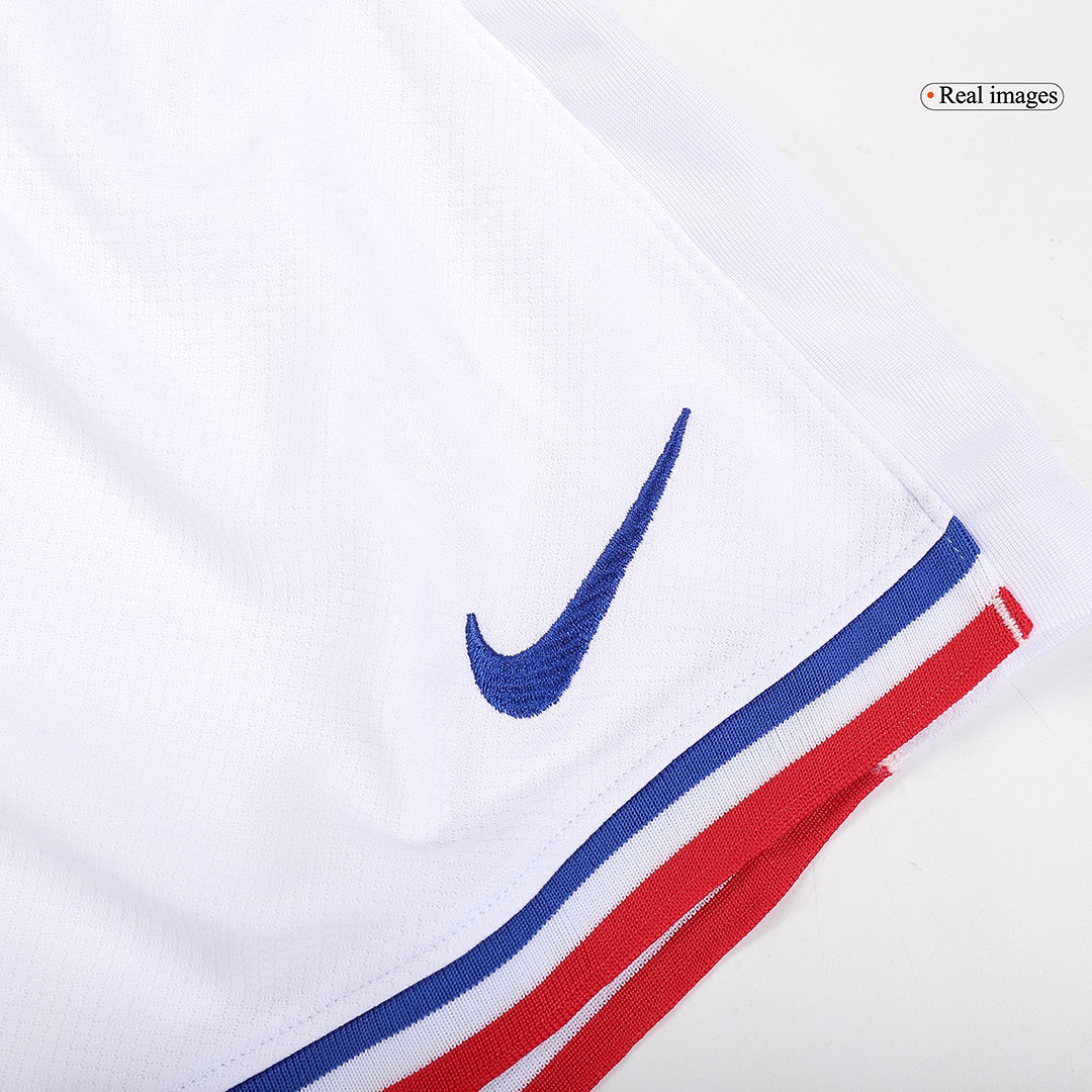 France Home Soccer Shorts - gojersey