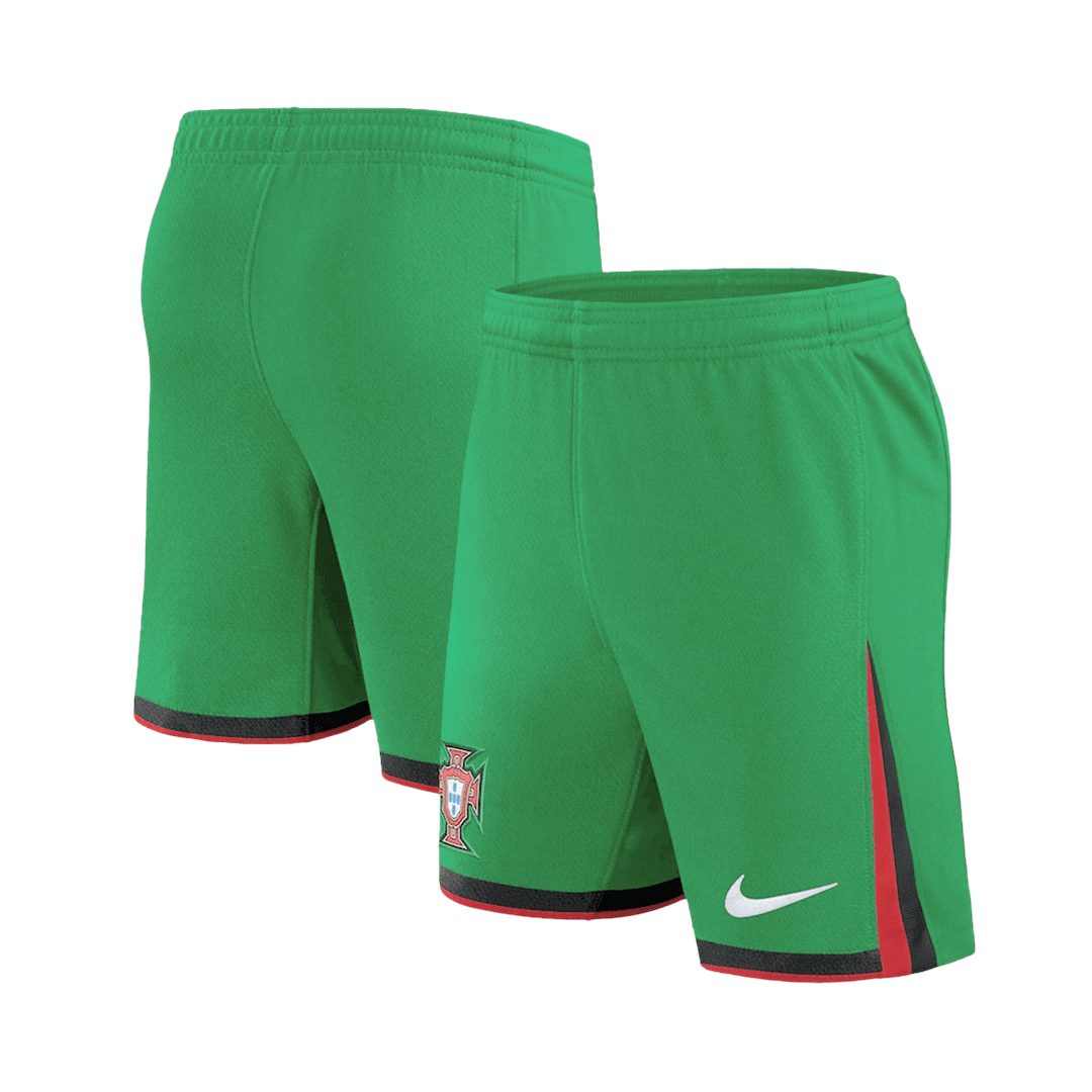 Portugal Home Soccer Shorts - gojersey