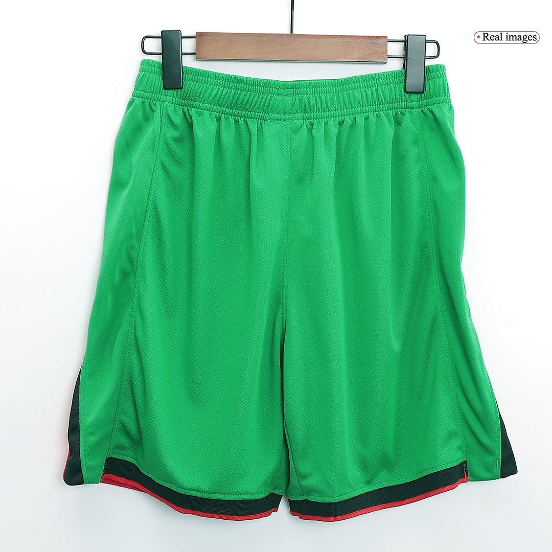 Portugal Home Soccer Shorts - gojersey
