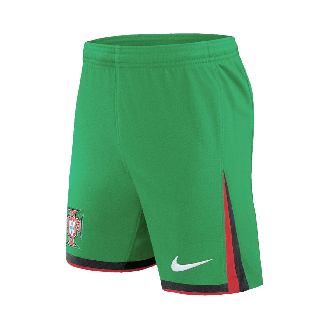 Portugal Home Soccer Shorts - gojersey