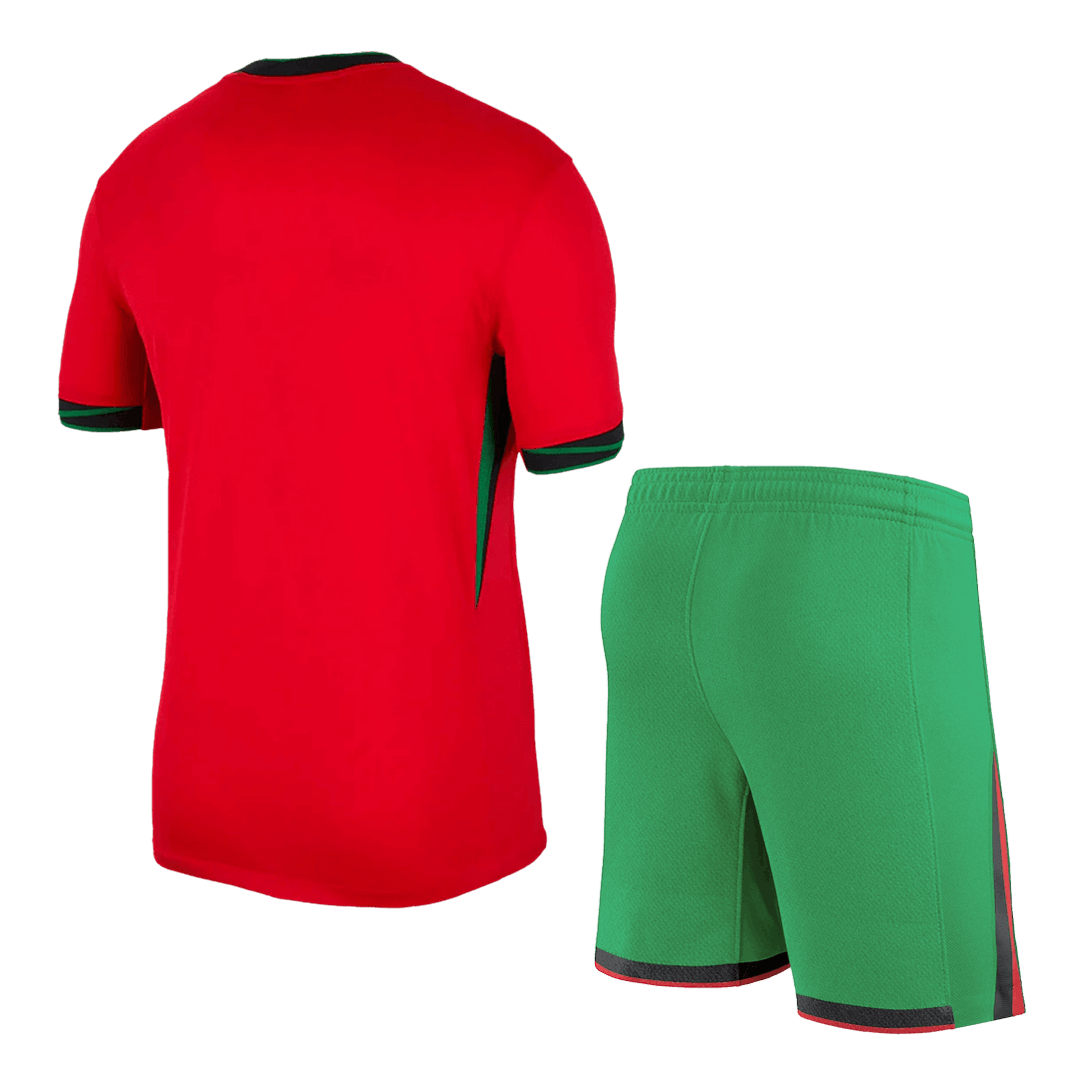 Portugal Home Jersey Kit EURO (Jersey+Shorts) - gojersey