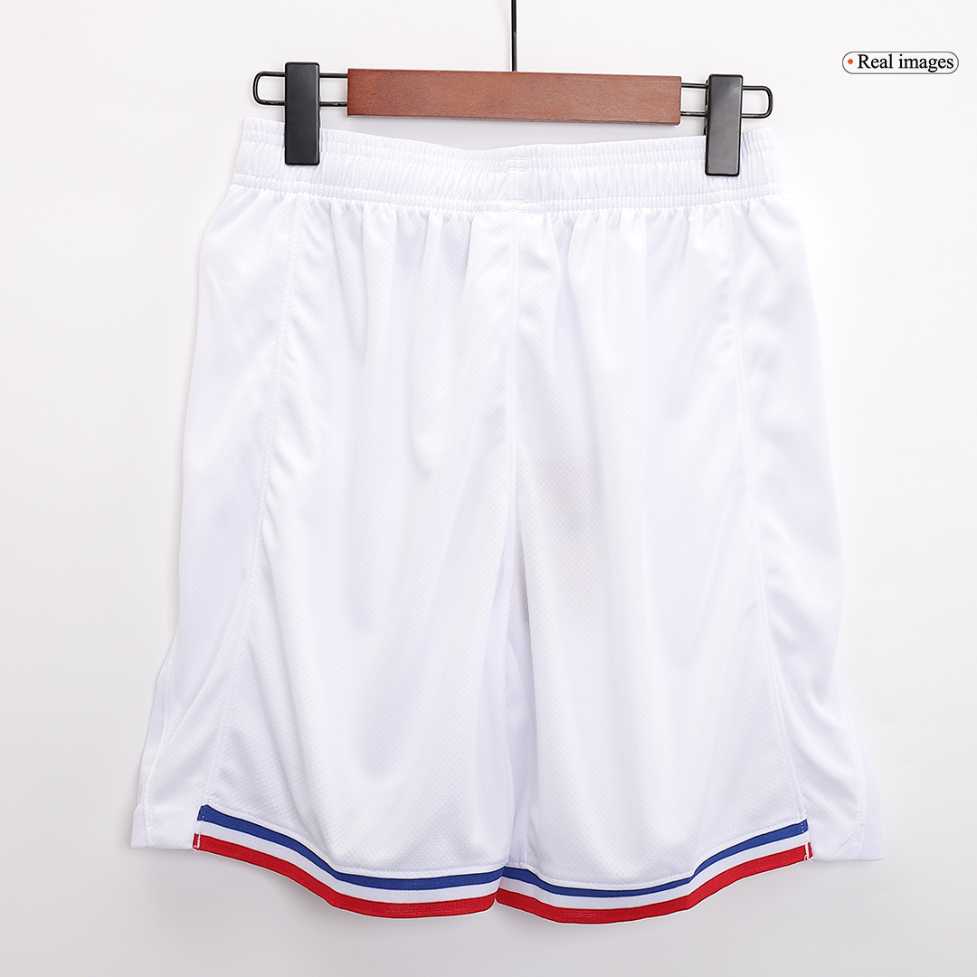 France Home Soccer Shorts - gojersey