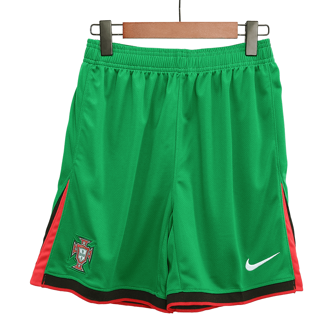 Portugal Home Soccer Shorts - gojersey