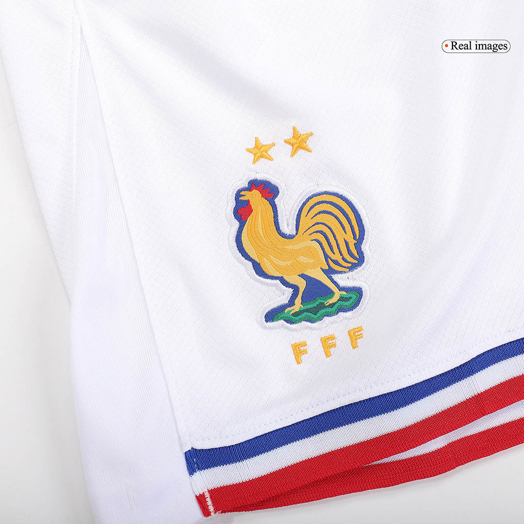 France Home Soccer Shorts - gojersey