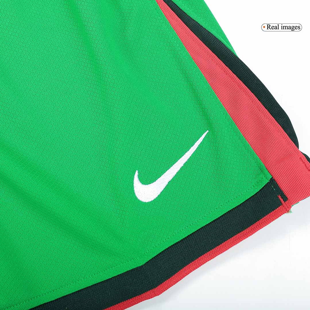 Portugal Home Soccer Shorts - gojersey