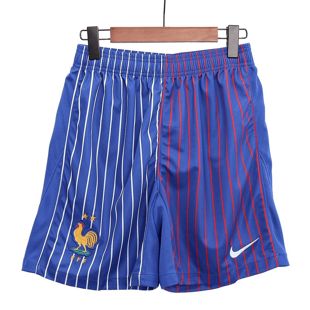 France Away Soccer Shorts - gojersey