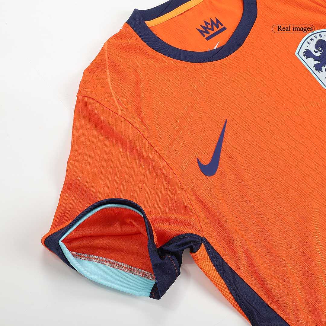 Netherlands Home Jersey Authentic EURO - gojersey