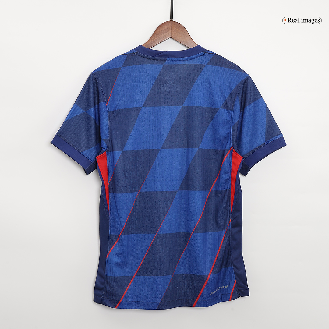 Croatia Away Jersey Authentic EURO - gojersey