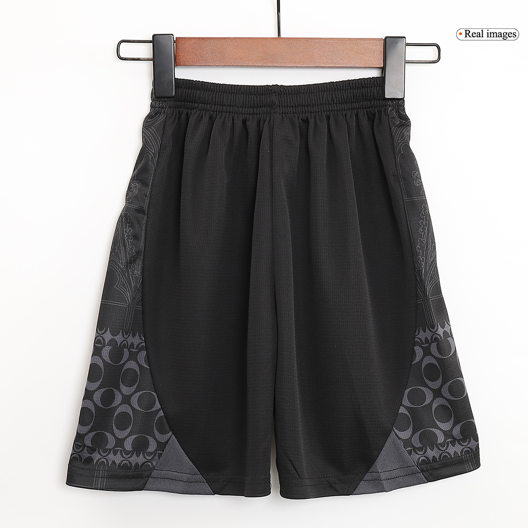 AC Milan x Pleasures Fourth Away Jersey Kit 2023/24 Kids(Jersey+Shorts) - gojersey