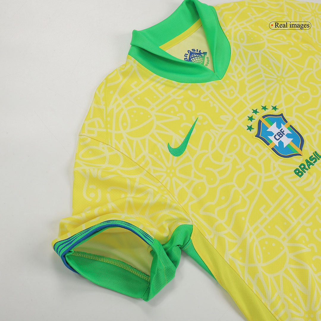 Brazil NEYMAR JR #10 Home Soccer Jersey - gojersey