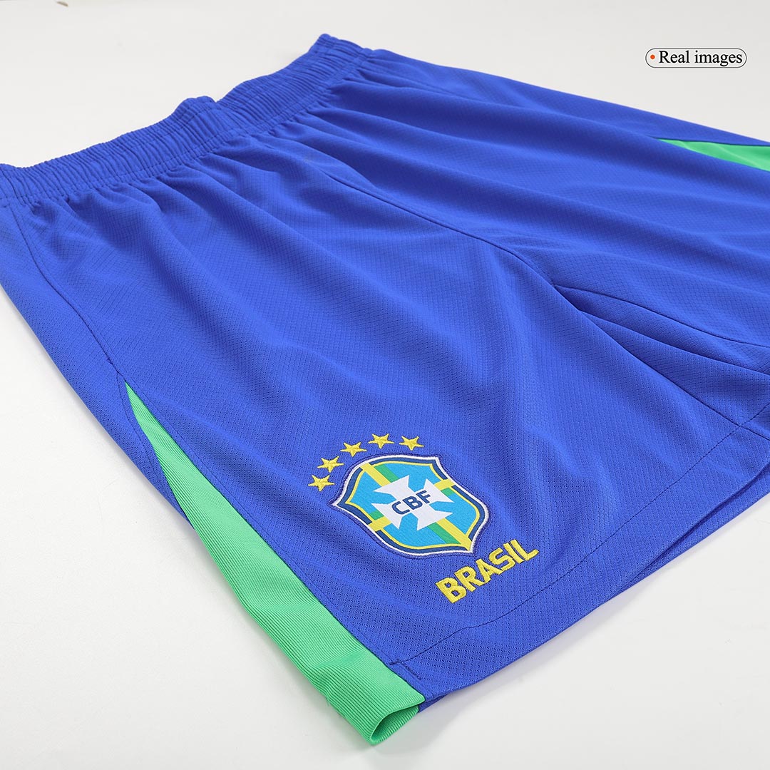 Brazil Home Soccer Shorts - gojersey