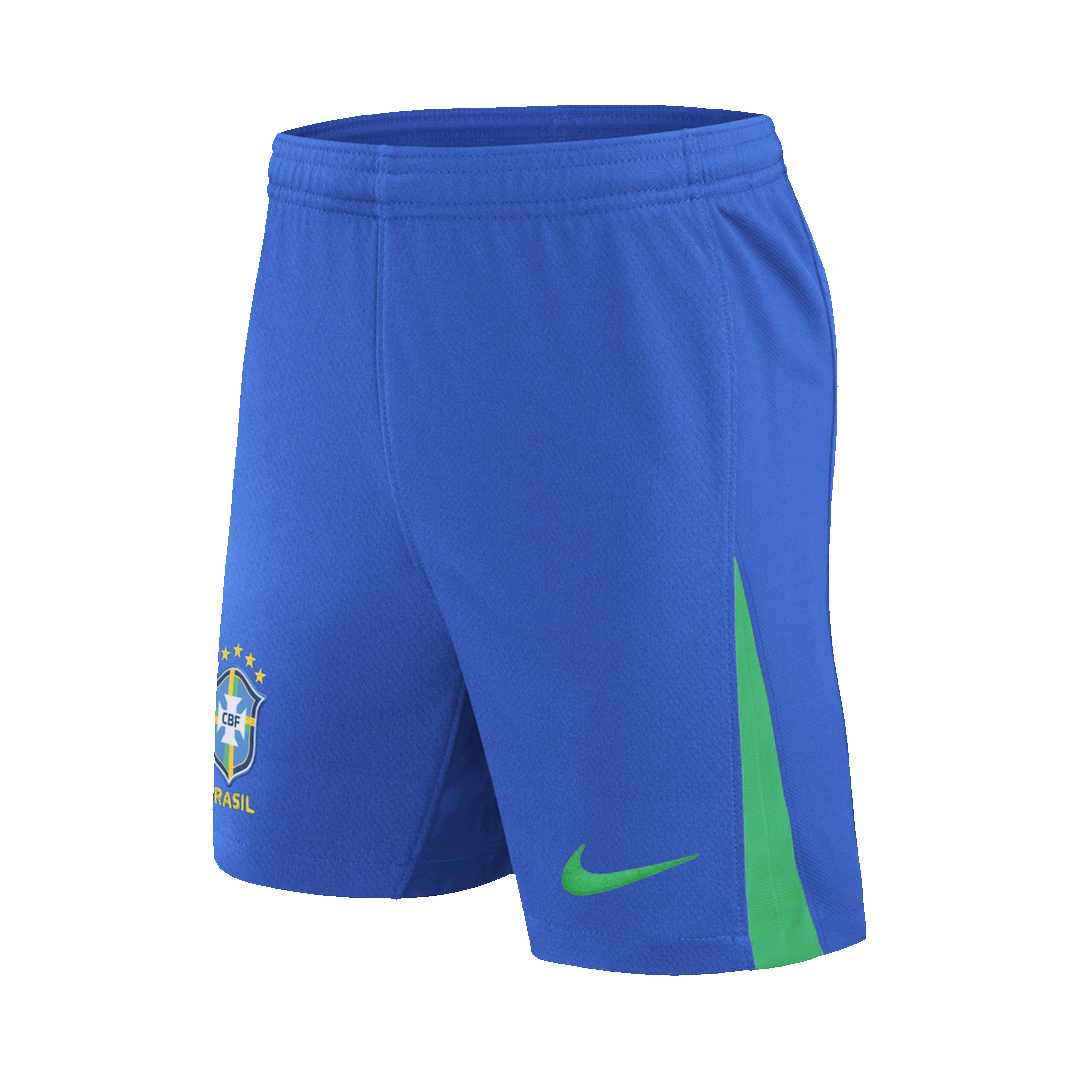 Brazil Home Soccer Shorts - gojersey