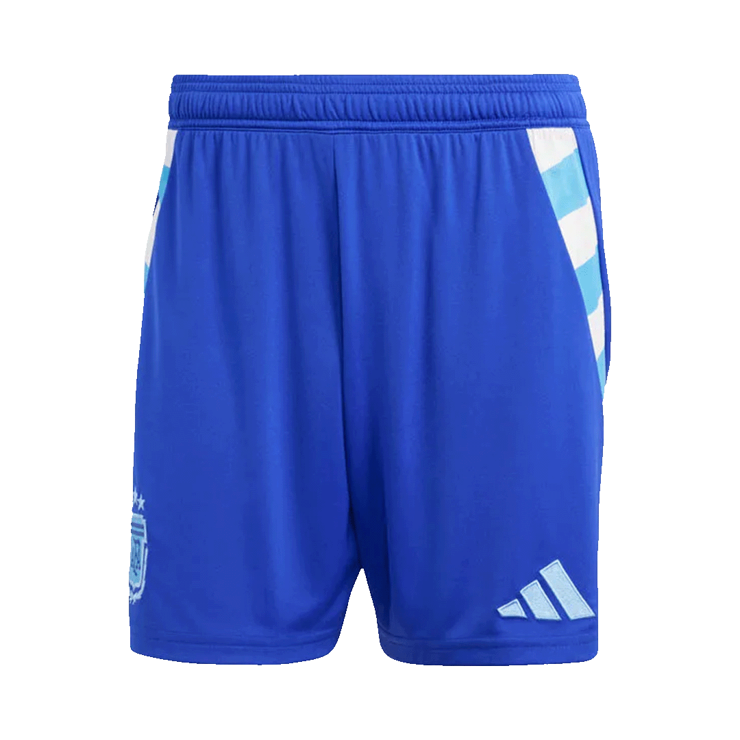 Argentina Away Soccer Shorts - gojersey