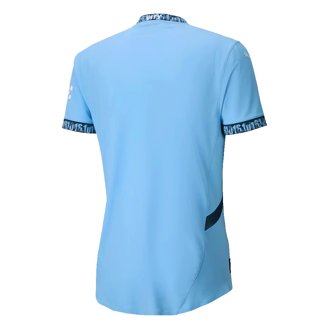 Manchester City Home Jersey Authentic - gojersey