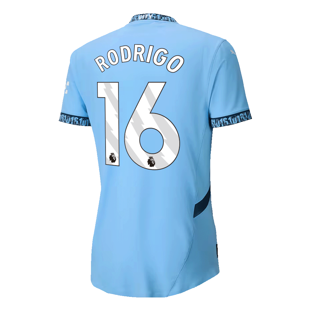 Manchester City RODRIGO #16 Home Jersey Authentic - gojersey