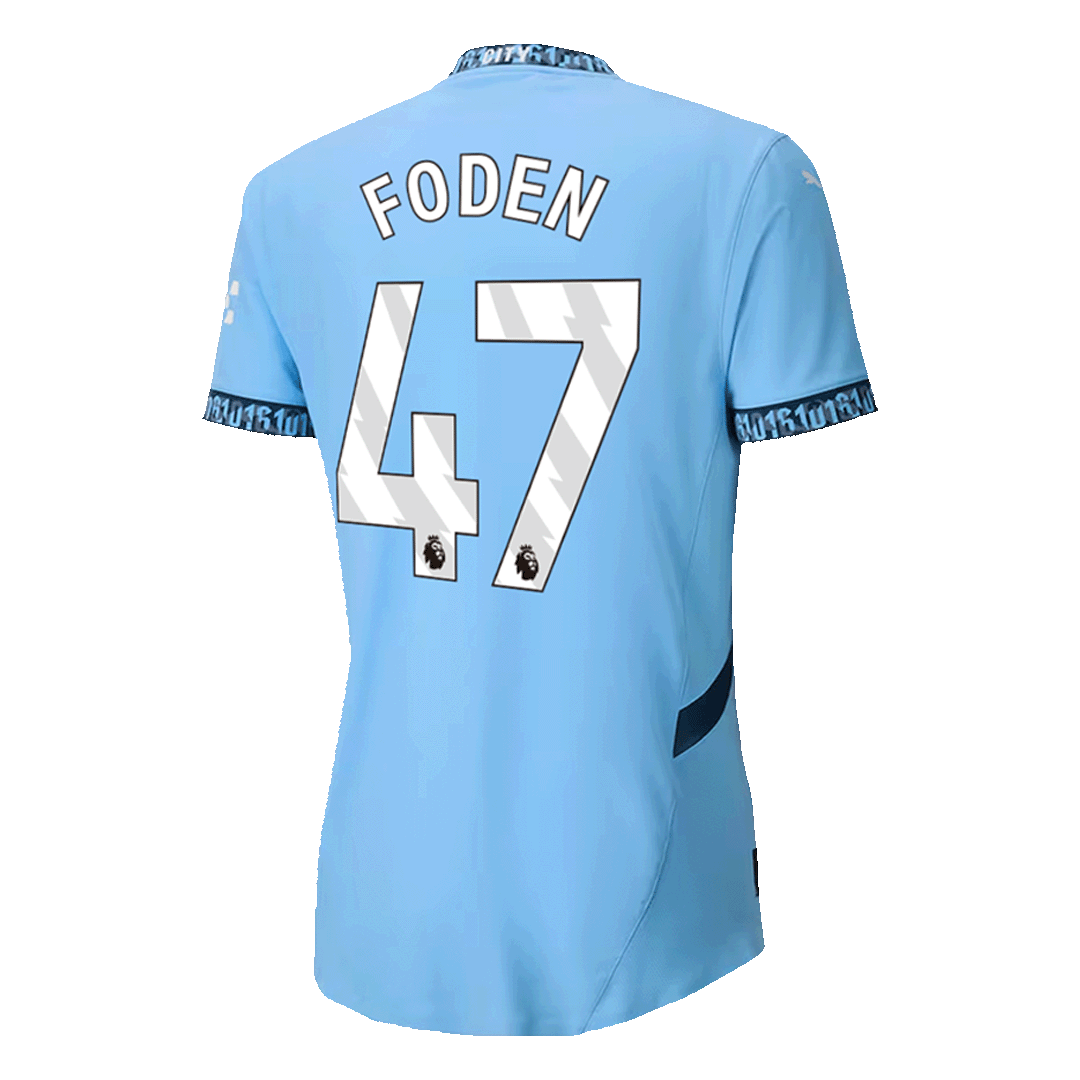 Manchester City FODEN #47 Home Jersey Authentic - gojersey