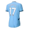Manchester City DE BRUYNE #17 Home Jersey Authentic 2024/25 - gojersey