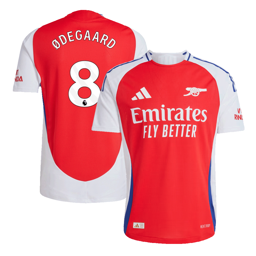 Arsenal ØDEGAARD #8 Home Jersey Authentic - gojersey