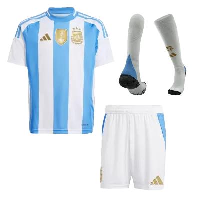Argentina Home Jersey Kit 2024 Kids(Jersey+Shorts+Socks) - gojersey