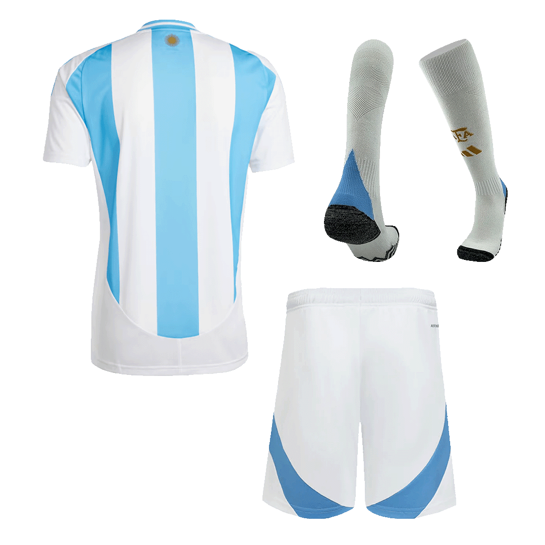 Argentina Home Jersey Kit (Jersey+Shorts+Socks) - gojersey