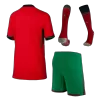 Portugal Home Jersey Kit EURO Kids(Jersey+Shorts+Socks) - gojersey
