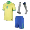 Brazil Home Jersey Kit Copa America 2024 (Jersey+Shorts+Socks) - gojersey