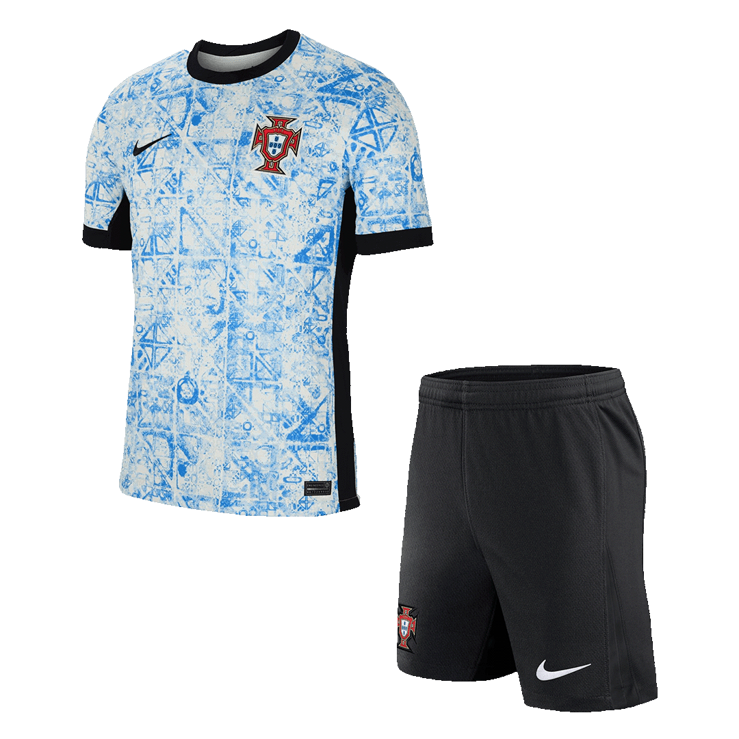 Portugal Away Jersey Kit EURO (Jersey+Shorts) - gojersey