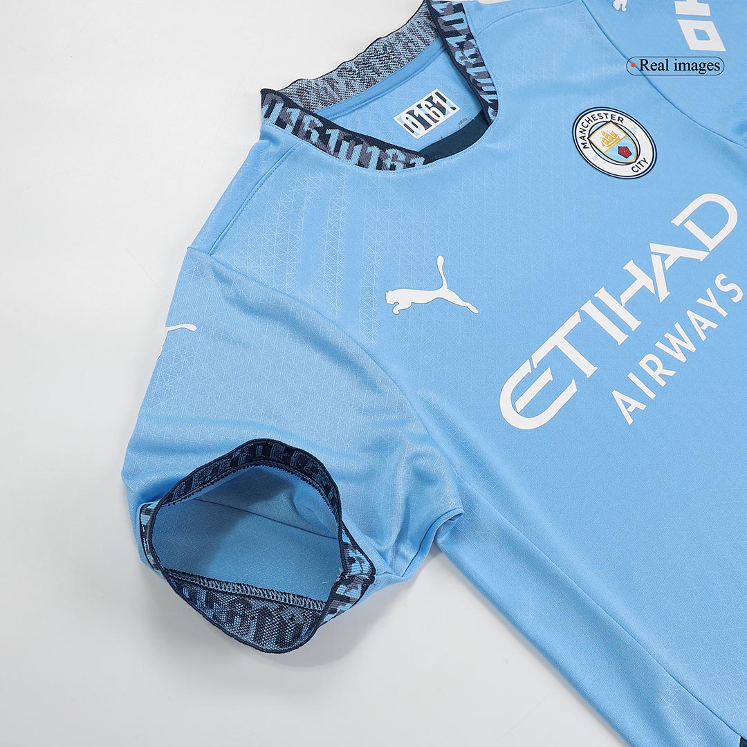Manchester City Home Jersey Authentic - gojersey