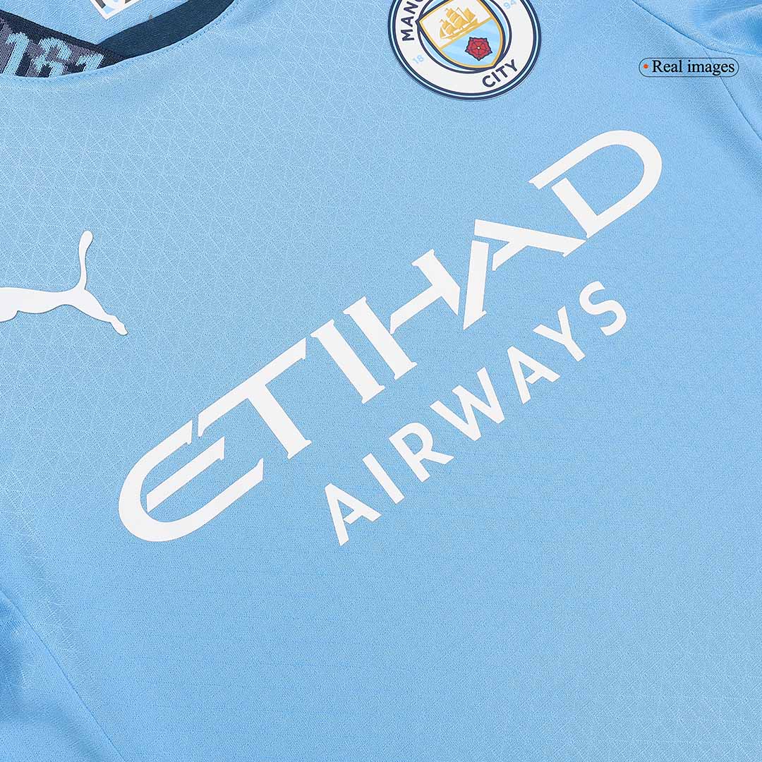Manchester City Home Jersey Authentic - gojersey