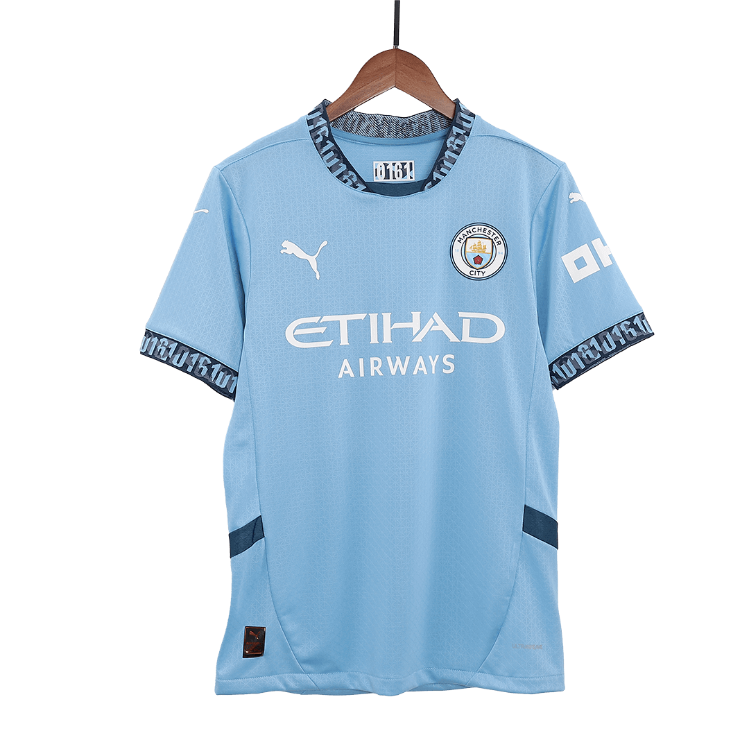 Manchester City Home Jersey Authentic - gojersey