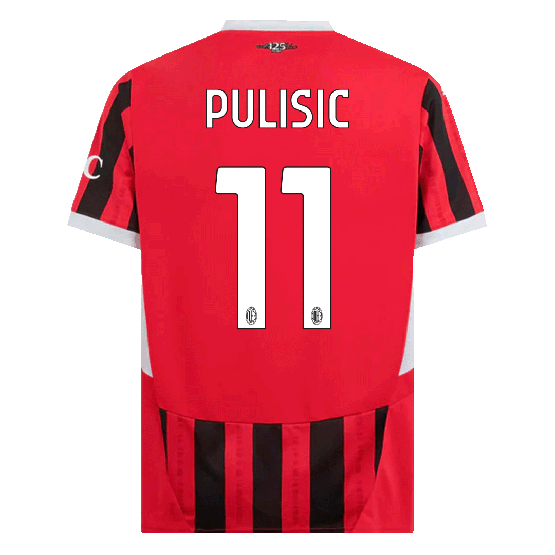 AC Milan PULISIC #11 Home Jersey - gojersey