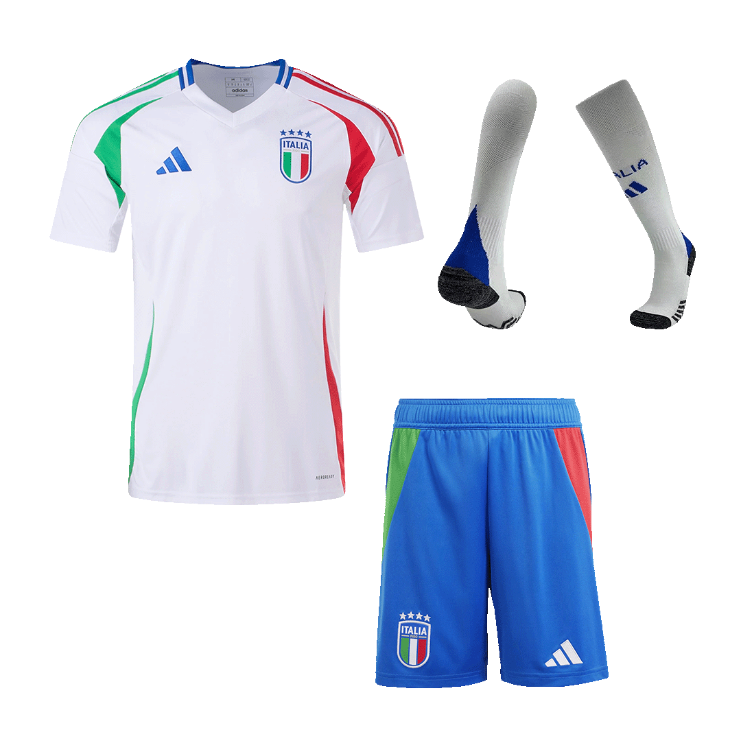 Italy Away Jersey Kit EURO (Jersey+Shorts+Socks) - gojersey