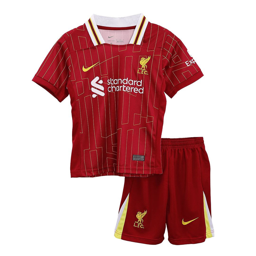 Liverpool Home Jersey Kit Kids(Jersey+Shorts) - gojersey