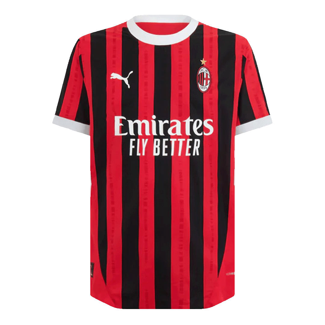 AC Milan Home Jersey Authentic - gojersey