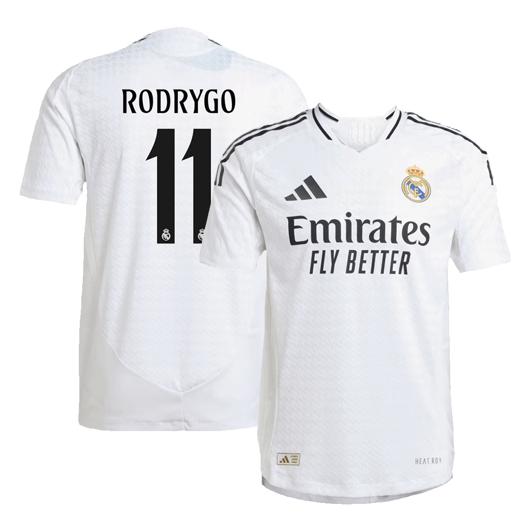 Real Madrid RODRYGO #11 Home Jersey Authentic - gojersey