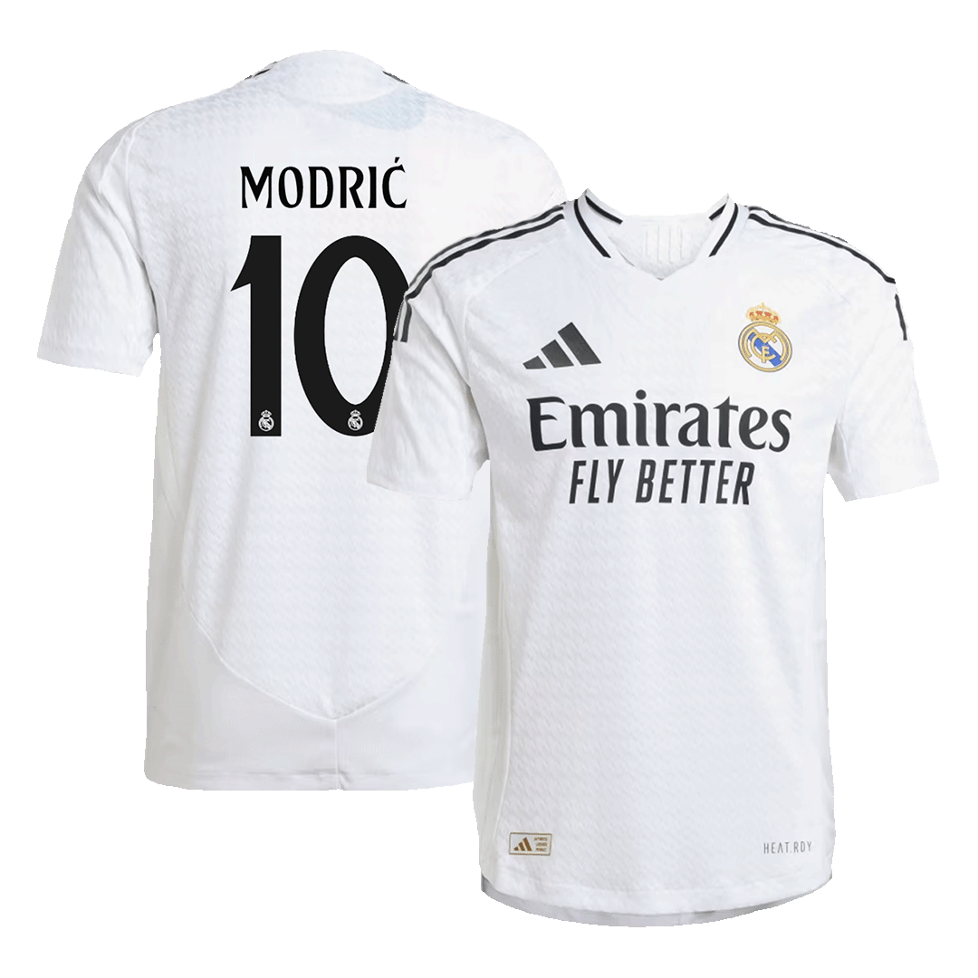 Real Madrid MODRIĆ #10 Home Jersey Authentic - gojersey