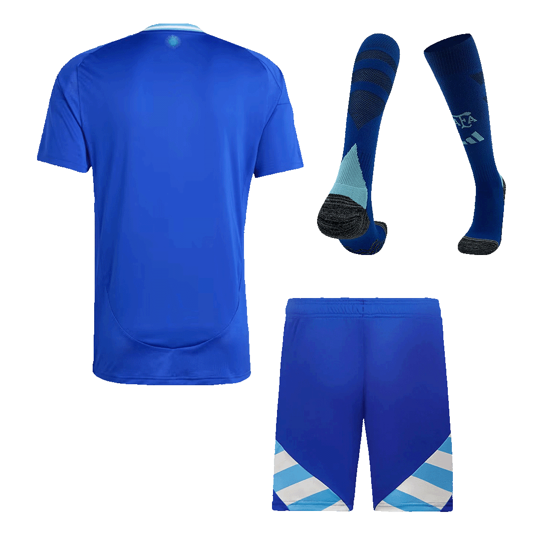 Argentina Away Jersey Kit (Jersey+Shorts+Socks) - gojersey