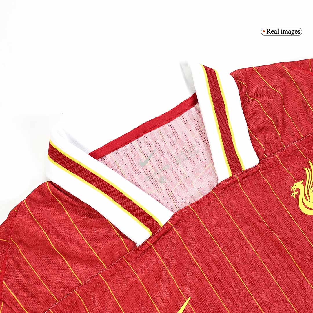 Liverpool VIRGIL #4 Home Soccer Jersey Authentic - gojersey