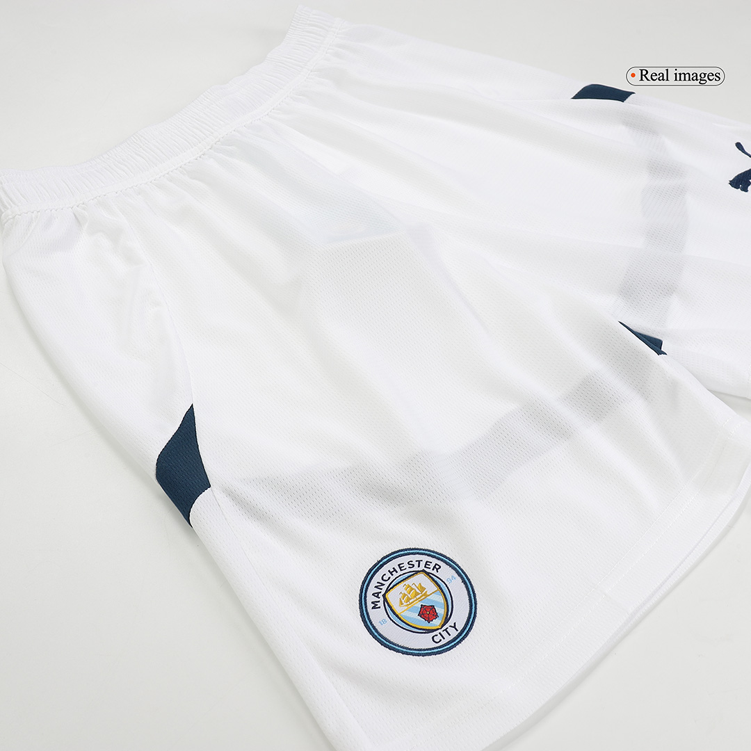 Manchester City Home Soccer Shorts - gojersey