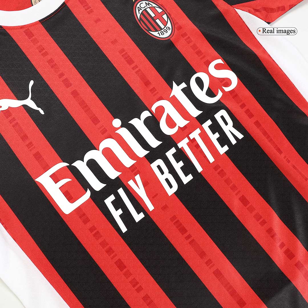AC Milan Home Jersey Authentic - gojersey