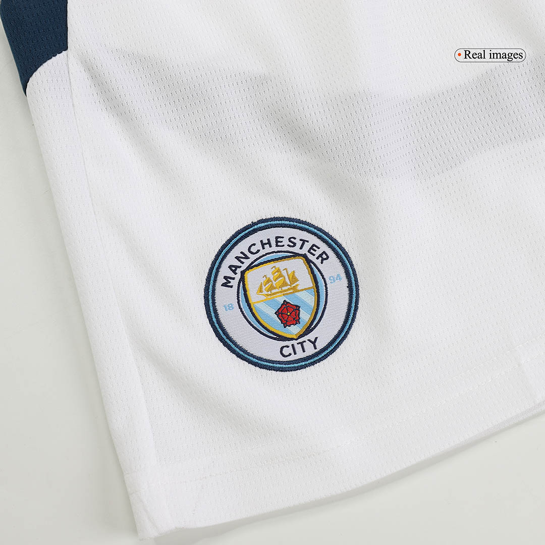 Manchester City Home Soccer Shorts - gojersey