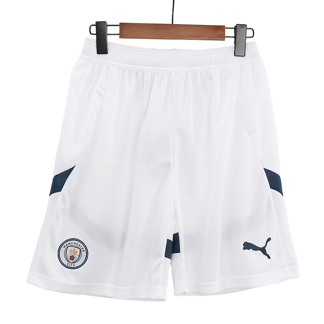 Manchester City Home Soccer Shorts - gojersey